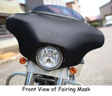 NoviStretch Harley Batwing Style Fairing Mask 69-Later Heavy Duty Synthetic
