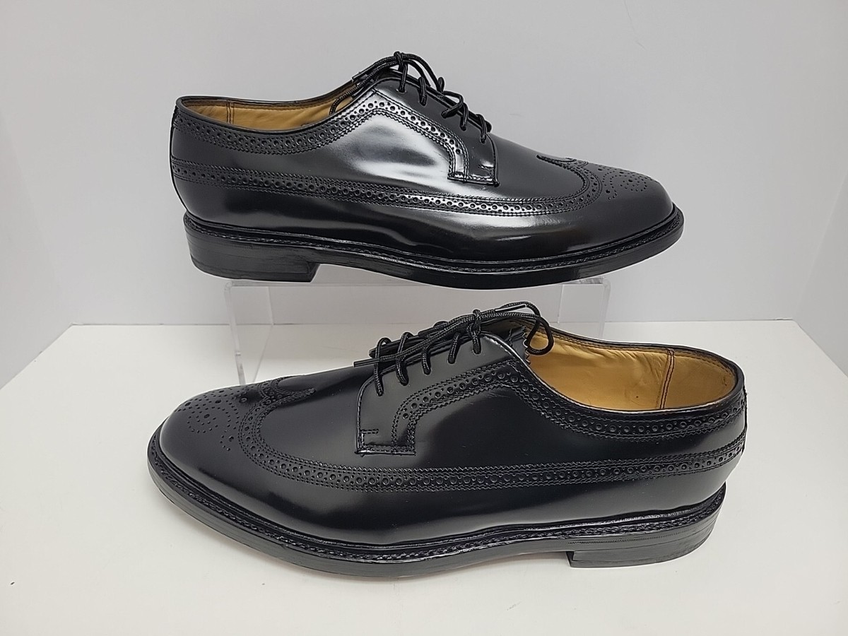 Florsheim Royal Imperial Kenmoor Black Wingtip Men's Shoes Size 12