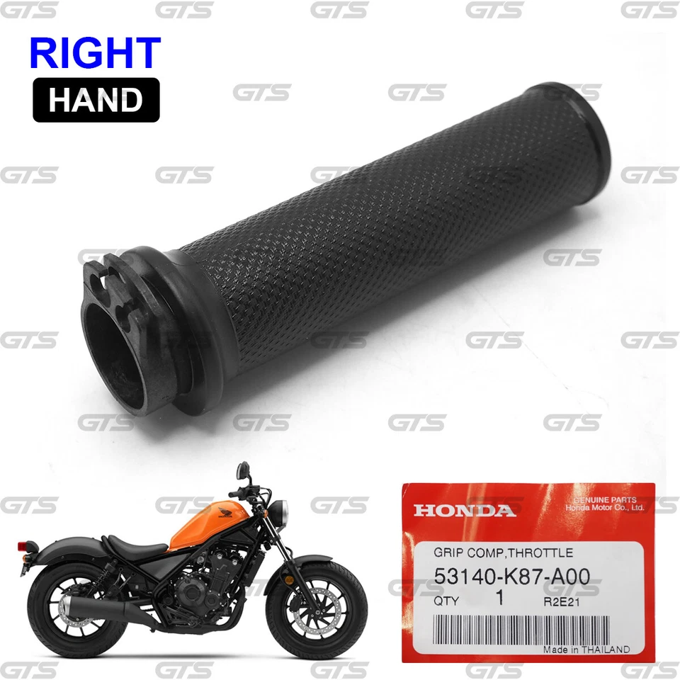 For Honda REBEL CMX300 CMX500 300 500cc 2017 - 21 Right Handle Hand Bar Grip - Image 4 of 4