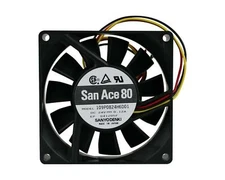 SANYO DENKI SAN ACE 80 COOLING FAN DC 24V-0.12 LOT OF 5 MOD:109P0824H6D01