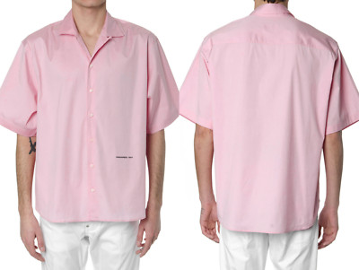 DSQUARED2 Iconic Deadstock Loose Fit Relaxed Suit Casual Over Shirt Logo Shirt