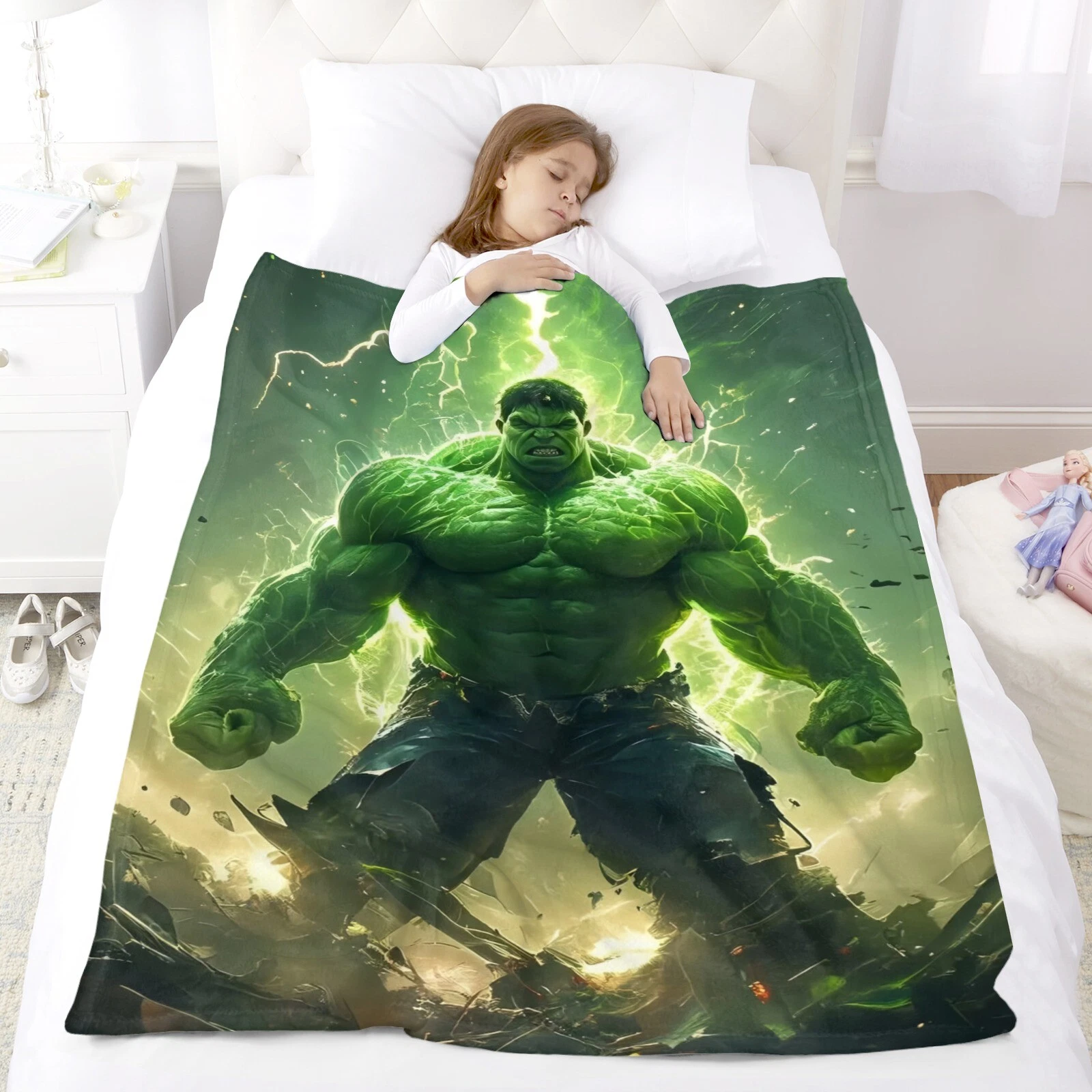 Hulk Blanket Soft Bed Sofa Couch Throw Cozy Lightweight Birthday Gift for Kids