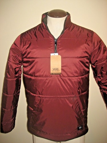 maroon vans jacket