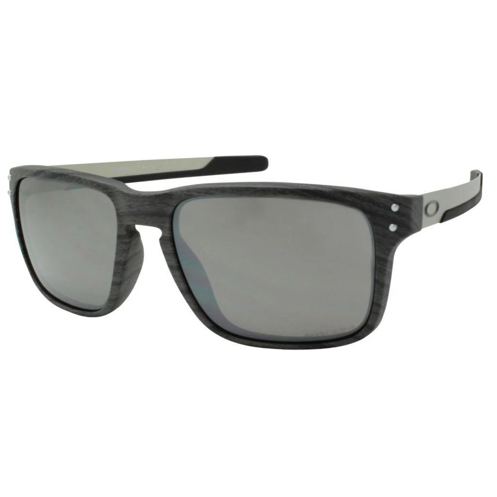 Oakley OO 9384 0457 Holbrook Mix Woodgrain Prizm Black Iridium