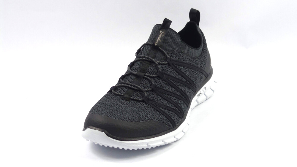 skechers stretch knit bungee slip on glider tuneful