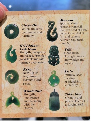 New zealand jade Greenstone dark green Drop necklace / large pendant 57 mm - Picture 8 of 8