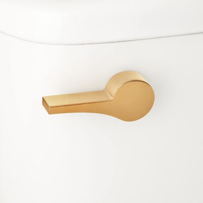 #ad Signature Hardware SH423BG Bradenton Toilet Tank Lever Brushed Gold $31.20