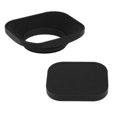 43mm Square Metal Lens Hood for Carl Zeiss Planar T 50mm f/2 ZM Manual Lens