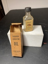 Vintage Eastman Kodak Kodascope Lubricating Oil. Bottle  Box. No Oil