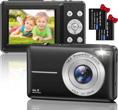 2023 Compact 1080P 44MP FHD Digital Camera Digital Camera  - Picture 1 of 7