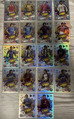 Champions League 2024/25 - Trading Cards - Alle 18 Vintage Vibes Legends Karten 