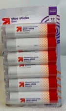 Lot of 12 Tubes 77oz Up&Up Purple Glue Stick NEW