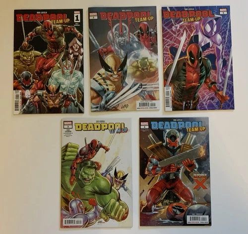Deadpool Team-Up #1-5 (Marvel, 2024) in VF/NM Condition, Rob Liefeld
