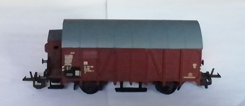 2achsiger Gedeckter Güterwagen der DR für TT (TT-3125) | Zustand: Gebraucht