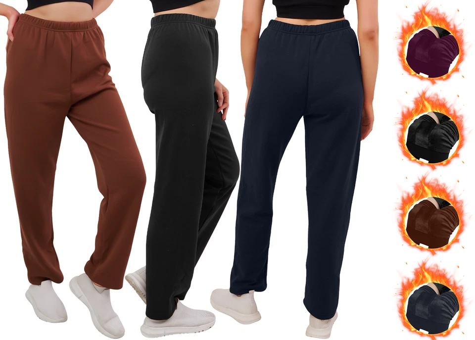 Trouser for women UK Warm Leggings Pants Thermal Jogging Bottoms for Ladies - Image 2 of 3