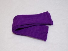NEW Purple Leg Warmers Ribbed Knit 15"