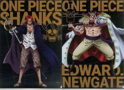 One Piece Clear File Shanks & Whitebeard (Edward Newgate) VS Clear File Set