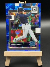 JEMERY PENA 2022 Donruss Optic FOTL Blue Cracked Ice 7/7 Rated Rookie ASTROS!!
