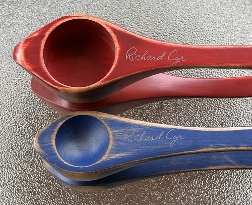 Heritage Musical Wooden Spoons (2) Carved Maple, Percussion, Canada, Richard Cyr