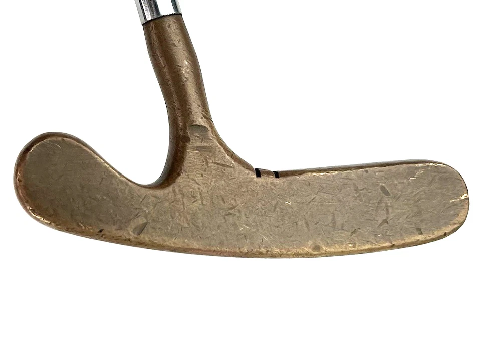 VTG Acushnet Bulls Eye Titleist Youth Brass Blade Putter 30" Super Stroke Grip - Image 4 of 4