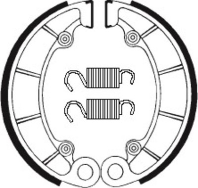 TECNIUM Brake shoes BA046
