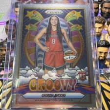 WNBA Georgia amoore Groovy Rookie card Prizm pack#8 washington Mystics ! 🔥🏀🔥