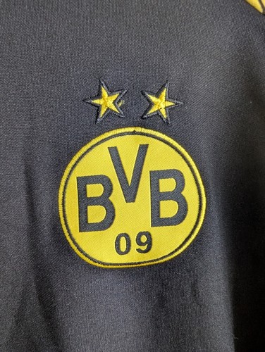 Borussia Dortmund Tracksuit Mens 1/4 Zip Jacket With Matching Bottoms Medium - Picture 2 of 13