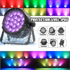 300W Waterproof IP65 6LED Par Light DMX RGBW 4 IN 1 Stage Lighting Wash Lights