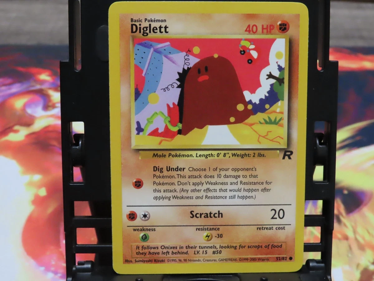 1995 diglett pokemon card Dugtrio 19/102 Diglett 1996 Japanese Base Set