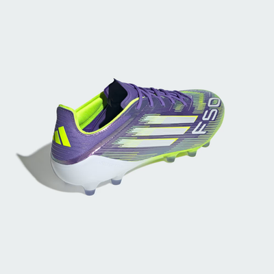 adidas Soccer Cleats F50 ELITE AG Purple Rush/Footwear White