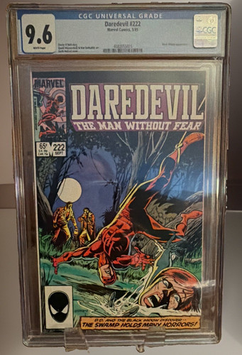 Marvel Comics Daredevil #222 CGC 9.6 1985 Copper Age Denny O'Neil
