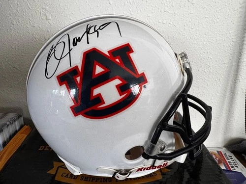 Bo Jackson Aburn Autographed Full Sized Helmet Beckett COA holo