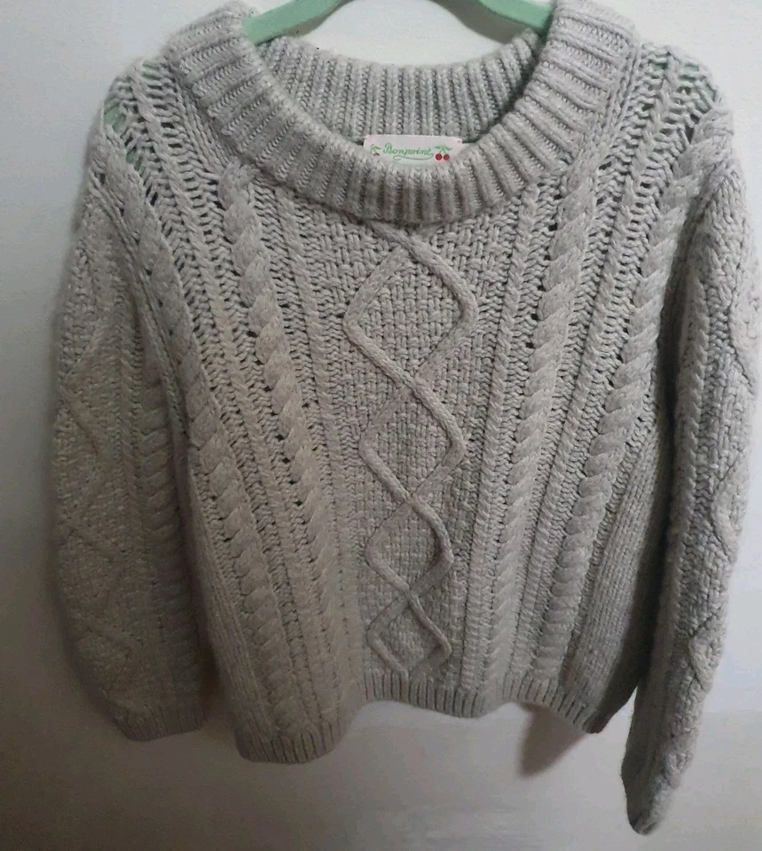 JERSEY DE PUNTO GRIS BONPOINT 10A Foto 4 de 4