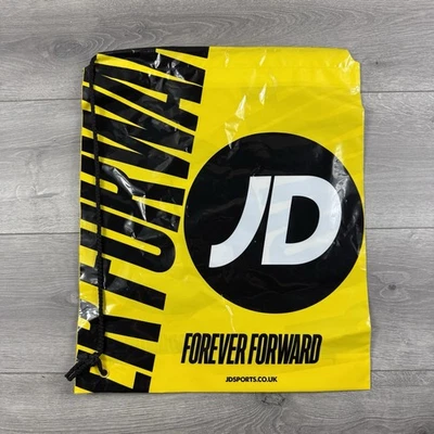 JD Sports Drawstring High School PE Kit Bag ‘Yellow / Black’ - Unused!