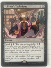 Mint/Near-Mint, English - 1 x MTG Splinter's Technique Teenage Mutant Ninja Turt