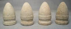 Lot of 4 Dug Civil War Smith Bullets from LaGrange, TN