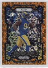 2023 Panini Prizm Rookies Disco Prizm Desjuan Johnson #356 1m8e