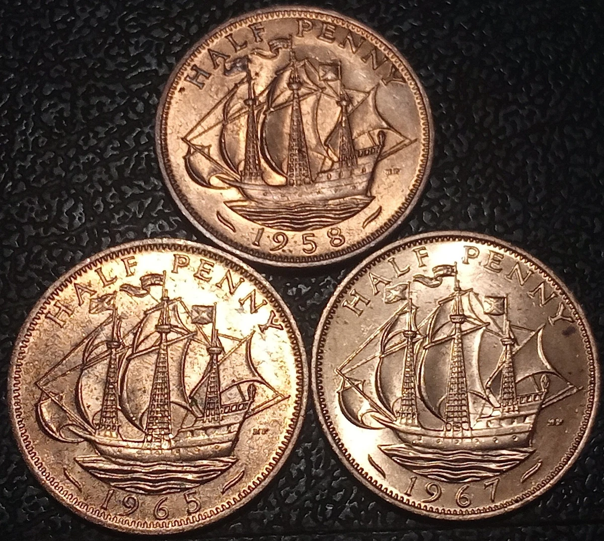 青铜英国半美分硬币1965 | eBay