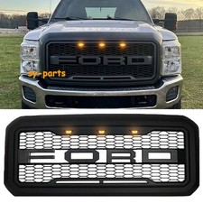 Front Grill For 2011-2016 Ford F250 F350 Super Duty Raptor Style Mesh Wletters Front Grill For 2011-2016 Ford F250 F350 Super Duty Raptor Style Mesh Wletters