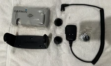 Garmin Fist Hand Microphone VHF 210 215, mount base, cover and mic mount NEW