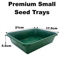 Small Premium 21cm Solid Seed Tray With Drainage Holes Strong Long Life