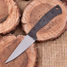 8'' 1095 High Carbon Steel Knife Blank Blade DIY Bushcraft Hunting Knife Making