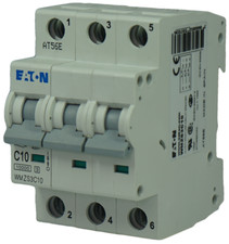 Eaton WMZS3C10 3P Circuit Breaker Panel Box Bus Bar Welding Motor Gen Compressor