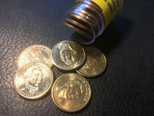 2008-D James Monroe Presidential Dollar (10 Coins) Clean Near. Unc. - Bild 2 von 3