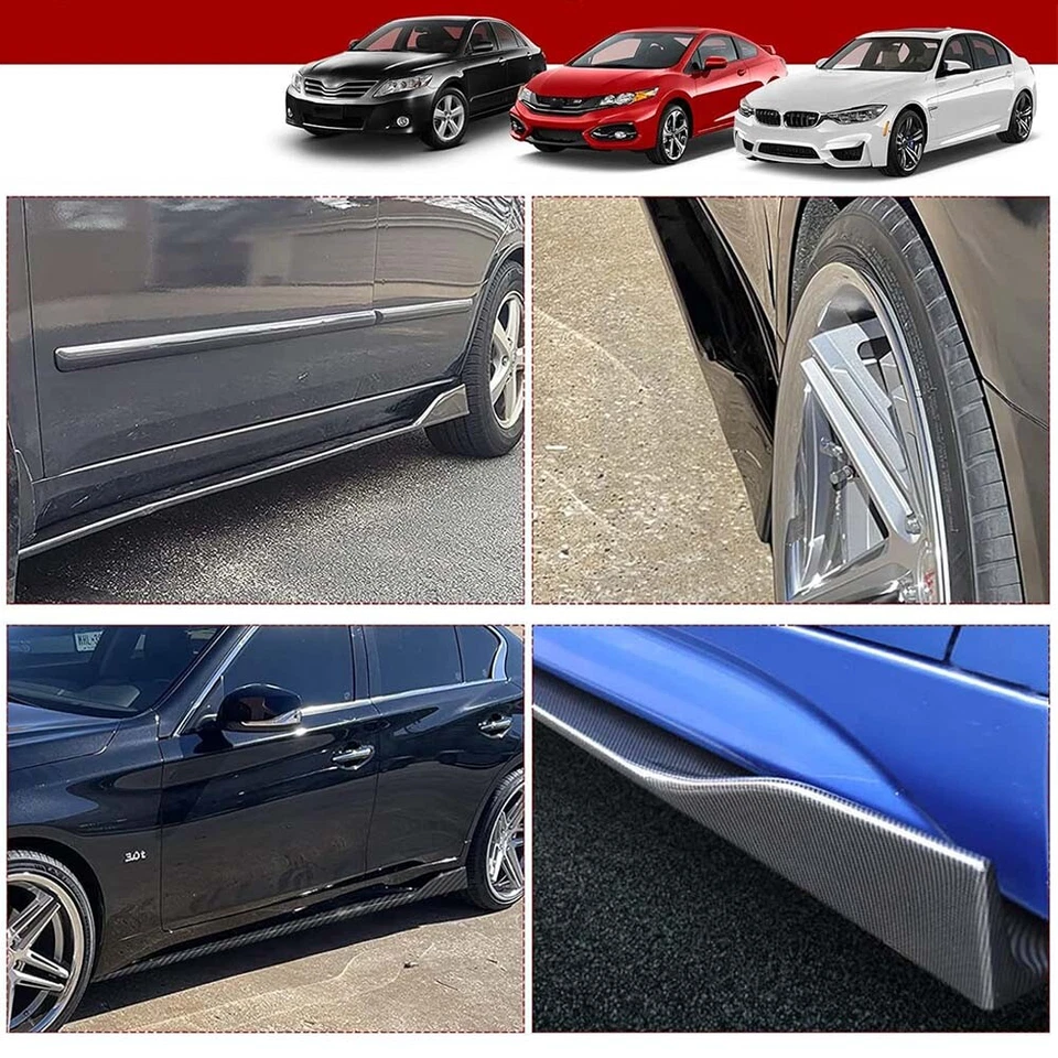 Extensión de faldón lateral divisor panel basculante labio para Dodge Stratus 1995-06 86,6"" Foto 4 de 4