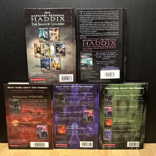 Margaret Haddix The Missing Series Books 1-5 Hardcover sci-fi Great Shape!! - Picture 4 of 6