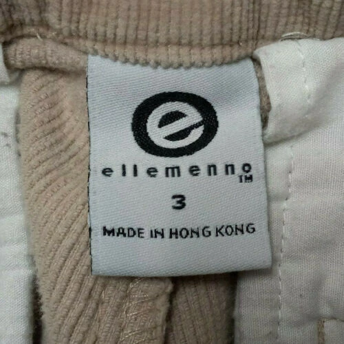 Pantalones de pana ellemenno para mujer 3 pantalones marrón tostado corte bota Foto 4 de 4