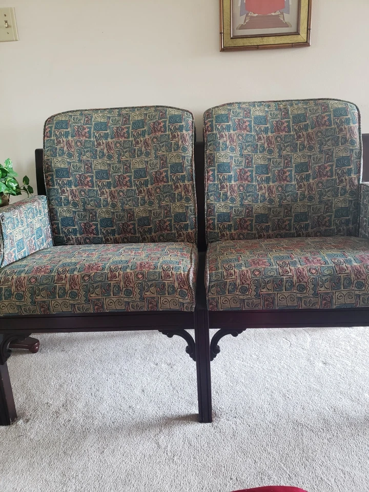 Sofá estilo Ming asiático de mediados de siglo Foto 4 de 4