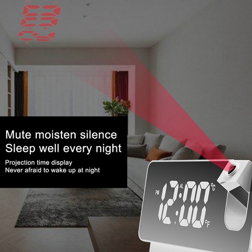 Smart Alarm Clock Digital Projector LCD Display Temperature Time Projection☢ .t - Picture 16 of 16