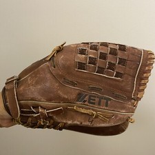 Zett Baseball Glove Players Series Leather BIG-6001 Right Handed Throw RHT RARE